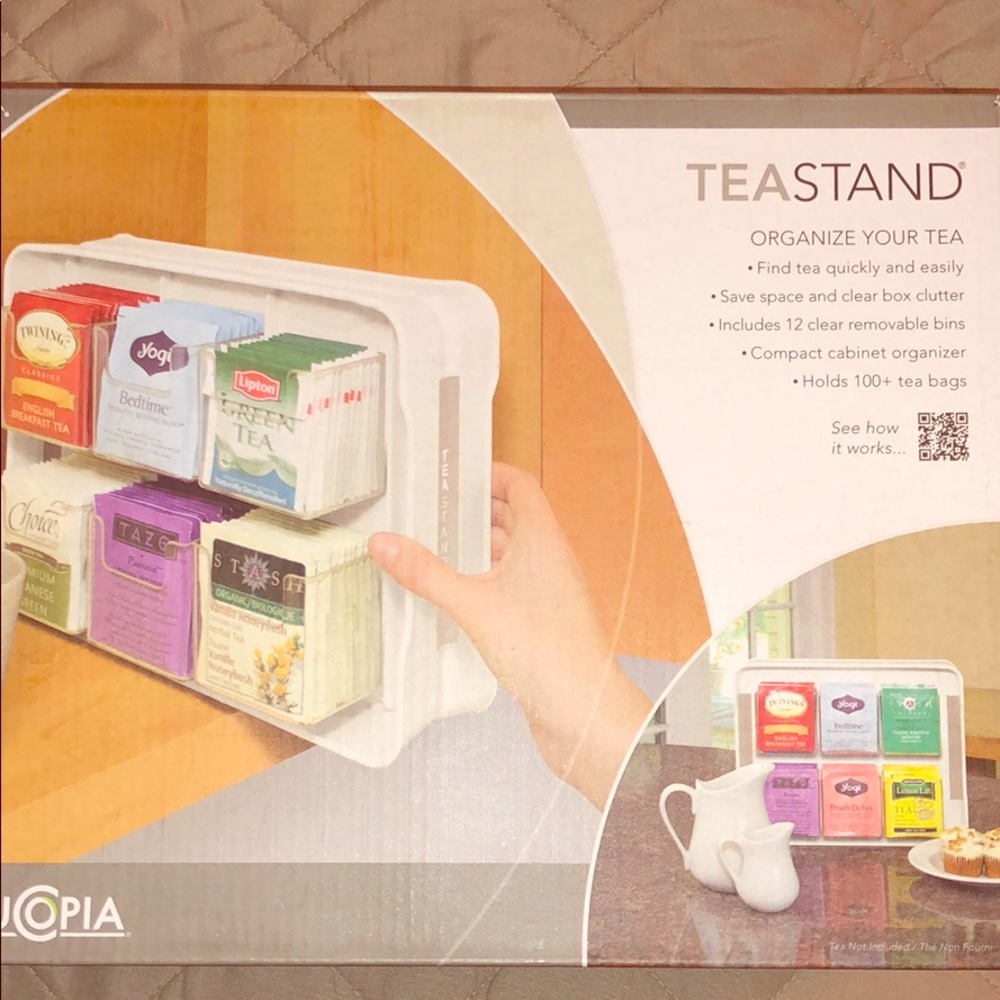 Teastand ®️ tea bag organizer - brand new in box